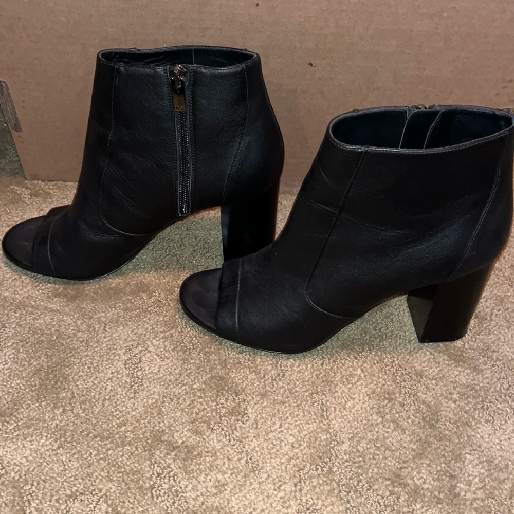 Vince Open Toe Platform Booties - image 1